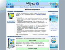Tablet Screenshot of cyberflair.com